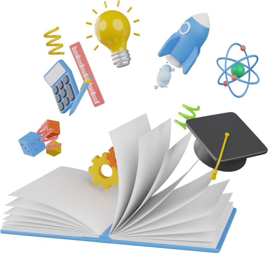Knowledge 3D Illustration